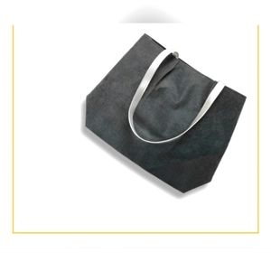 NEW Iridescent Denim Blue/Silver Shimmery Yankee Candle Tote Bag!